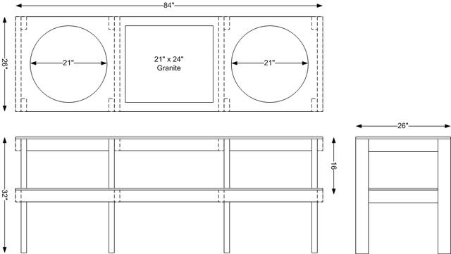 big green egg table nest dimensions